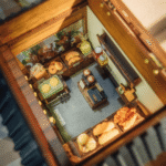 Ikseon-dong Hanok Bakery Miniature House Kit - 图片 2